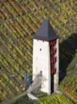 Postenturm - aus Blickrichtung Burg Stahleck : zum Vergrößern der Ansicht hier klicken